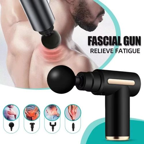 Portable Mini Wireless Muscle Massage Gun Compact Fascia Gun Silent Muscle Relaxation Vibration Massage Fitness Device