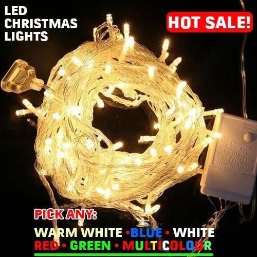 10meters 100 Lights Waterproof Led Christmas String Decoration Colorful Lights Lighting Wedding Party Home Yard Decor