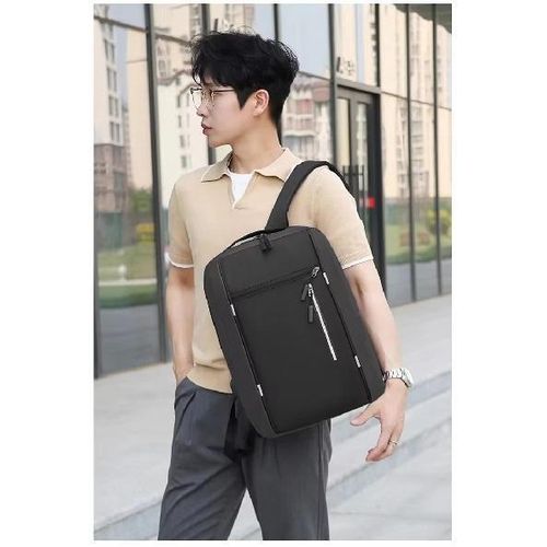 3 In 1 Business mens Laptop Bag Backpack Crossbody Bag