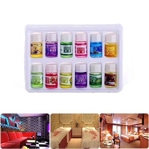 USB Aromatherapy Ultrasonic Humidifier Scent Diffuser + 12pcs Essential Oils