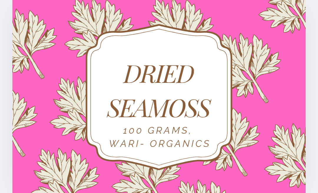 RAW SEA MOSS 100 GRAMS