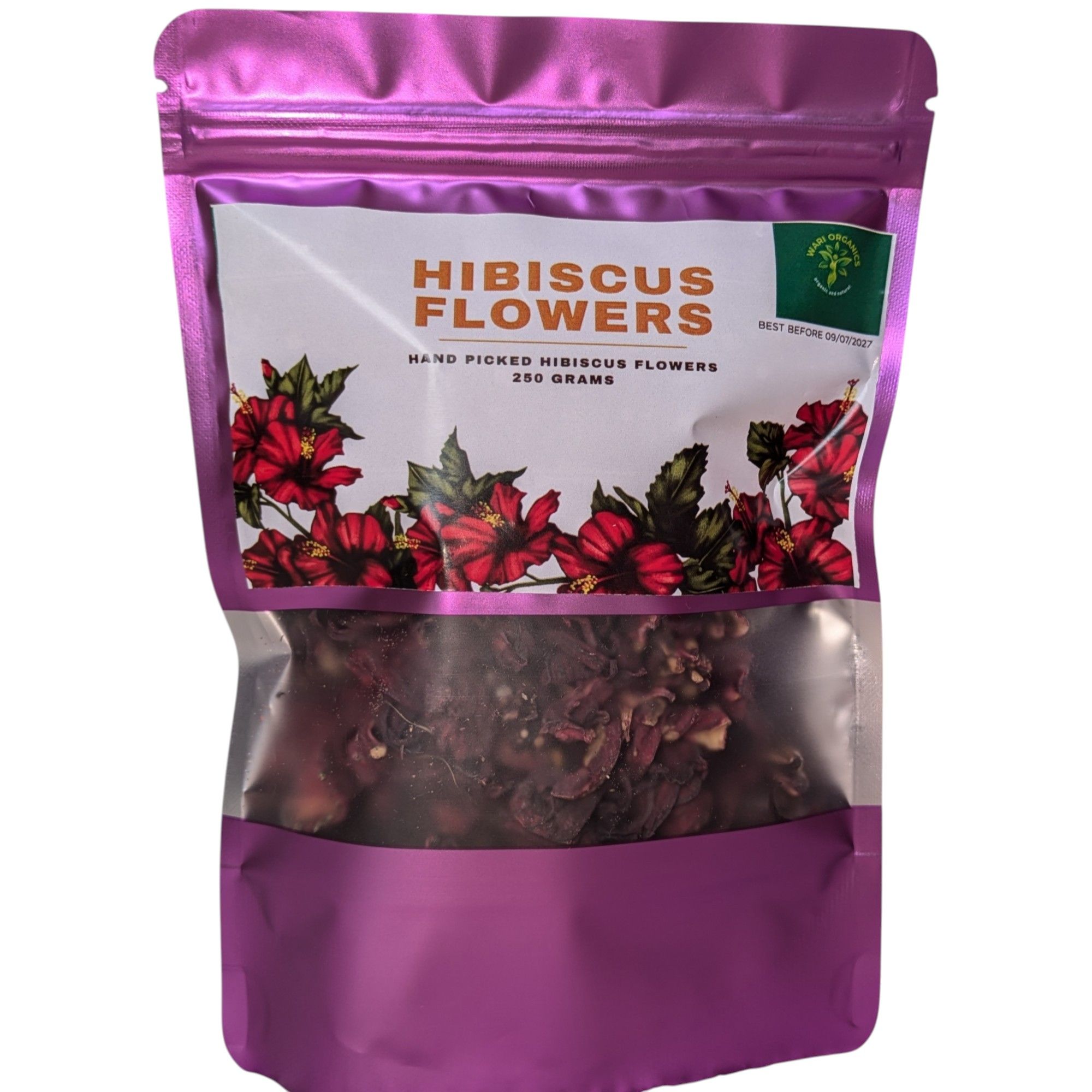 250 GRAMS, hibiscus herbal tea for improved heart health and lower blood pressure