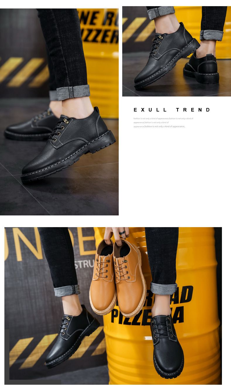 Fire and Safety Summer Work Leather Shoes Casual Kitchen Men's Shoes Waterproof, Anti slip, Oil proof Chef Shoes Cross border Work Martin Labor Protection Shoes