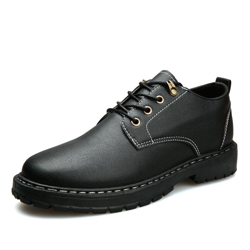 Fire and Safety Summer Work Leather Shoes Casual Kitchen Men's Shoes Waterproof, Anti slip, Oil proof Chef Shoes Cross border Work Martin Labor Protection Shoes