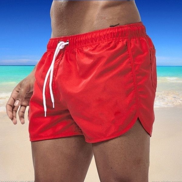 New breathable fitness men's fashionable sports shorts, running speed dry pants, summer thin training beach pants