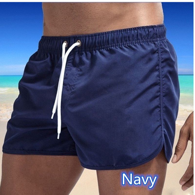 New breathable fitness men's fashionable sports shorts, running speed dry pants, summer thin training beach pants