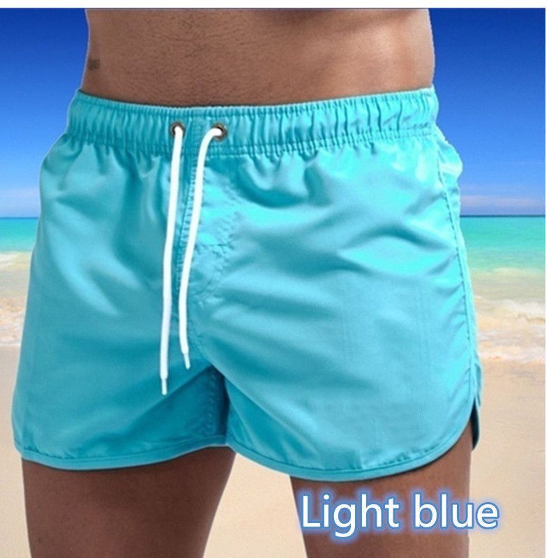 New breathable fitness men's fashionable sports shorts, running speed dry pants, summer thin training beach pants