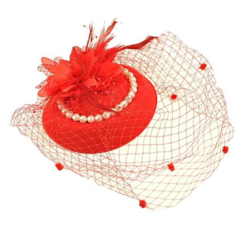 Top hat, cheongsam, headwear, socialite accessories, bridal hat, vintage hair accessories
