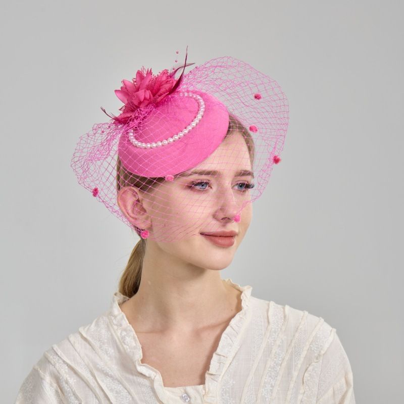 Top hat, cheongsam, headwear, socialite accessories, bridal hat, vintage hair accessories