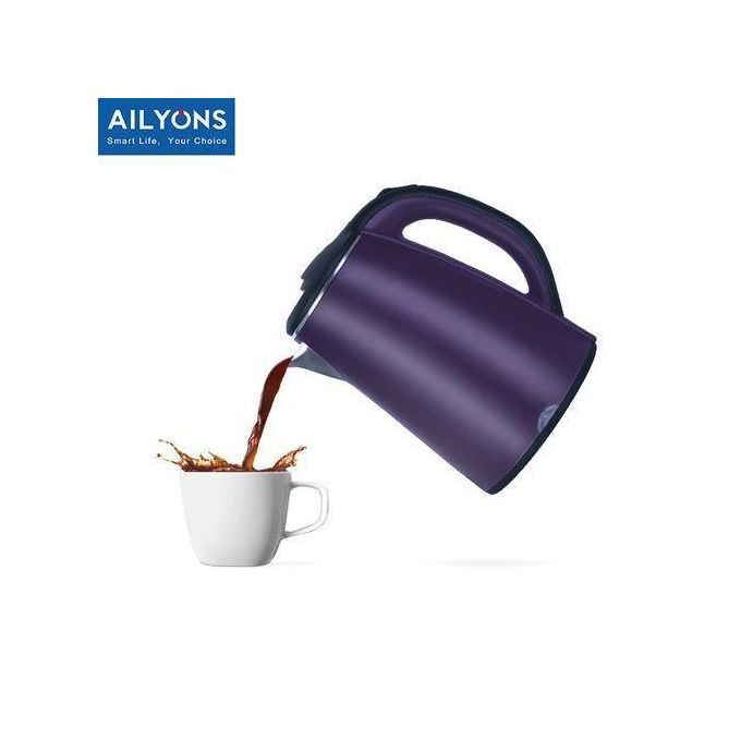 Ailyons 2.2ltrs Stainless Steel Electric Kettle, Automatic Hot Water Boiler or Heater Jug Auto Shutoff