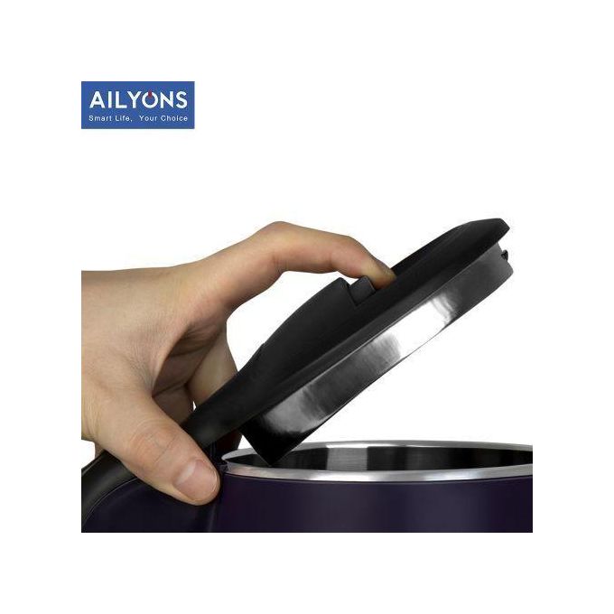 Ailyons 2.2ltrs Stainless Steel Electric Kettle, Automatic Hot Water Boiler or Heater Jug Auto Shutoff