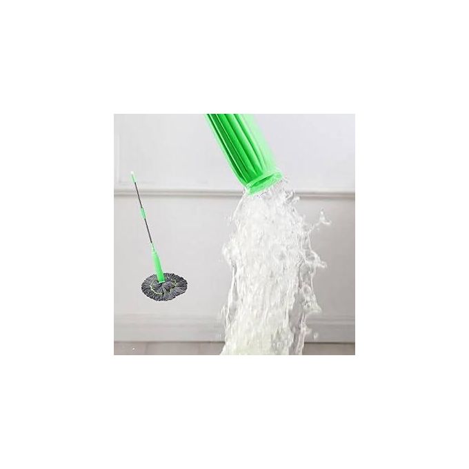 New Upgrade 144cm Pocket Wringing Mop – Extra Long Handle, Efficient Squeeze System, and Super Absorbent Mop Head for Home & Commercial Cleaning