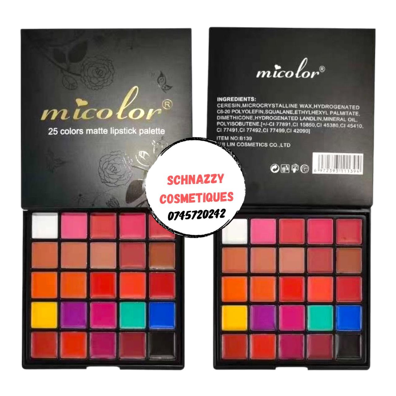 25pc Lip palette Multiuse Eyeshadow Blush Lipstick Lip Paint On Trend  Make Up Artist MUA Colors Lipsticks Lipgloss Lip Stick Lip Gloss