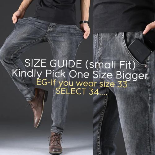 Men's Fashion Jeans - Comfortable Slim Fit Casual & Formal (Size 38-40 )
