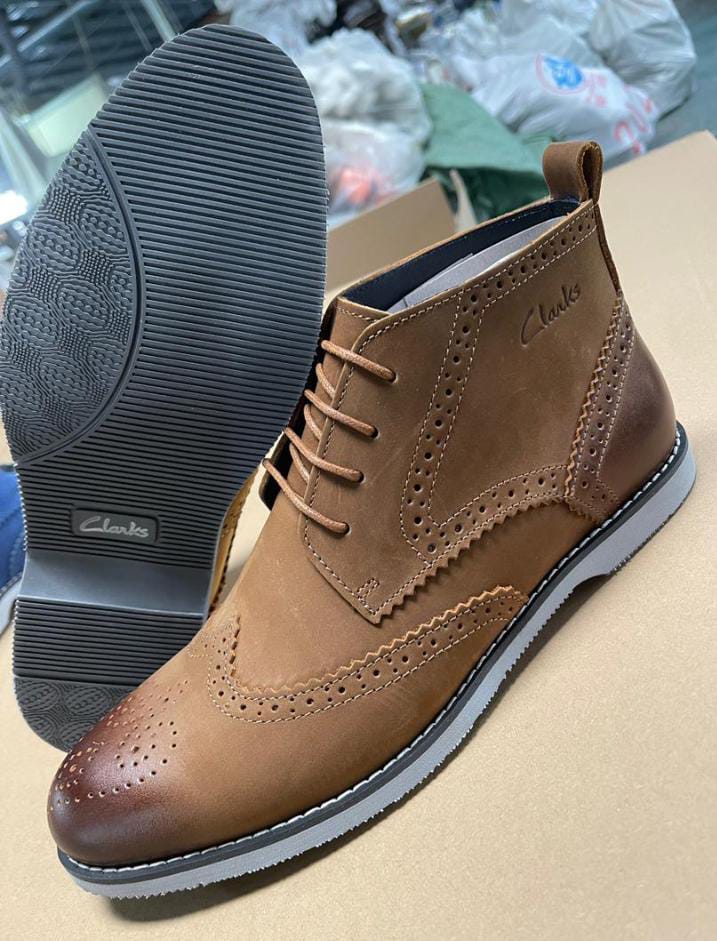 High quality leather chelsea boot designers clarks as pictured