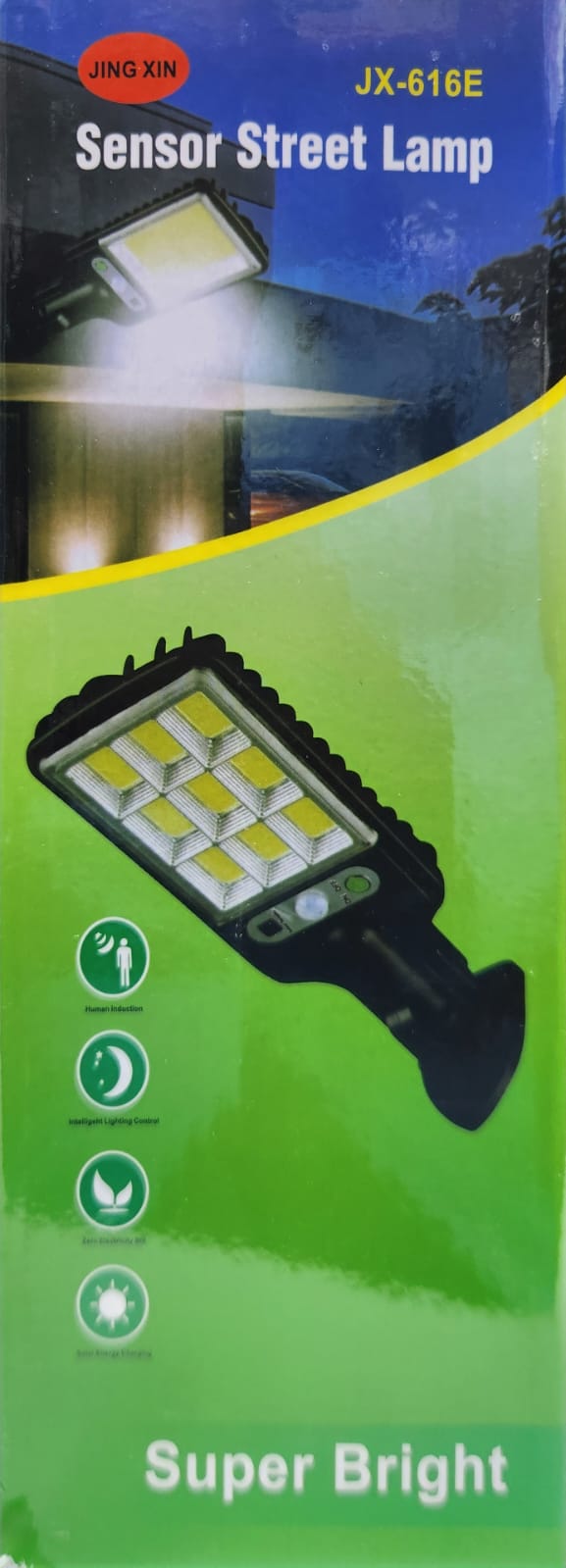 Sensor street lamp
✅human induction
✅intelligent lighting control 
✅zero electric bill
✅Solar energy charging
