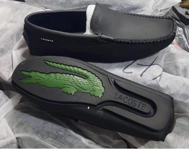 high quality imported lacoste comfortable official men`s loafers shoes