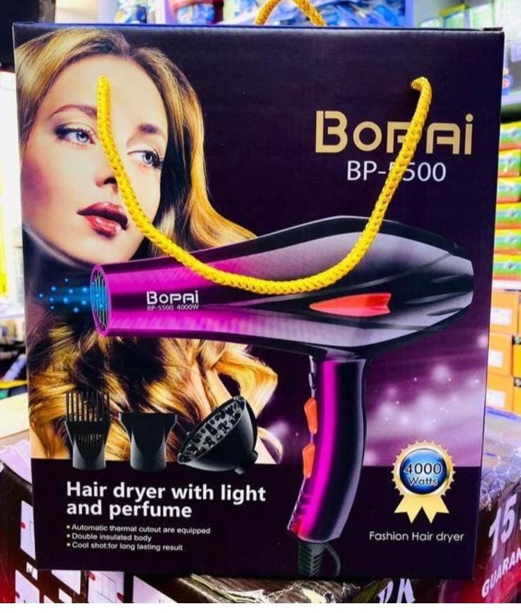 Bopai 4000w proffesional fashion hair dryer blowdry