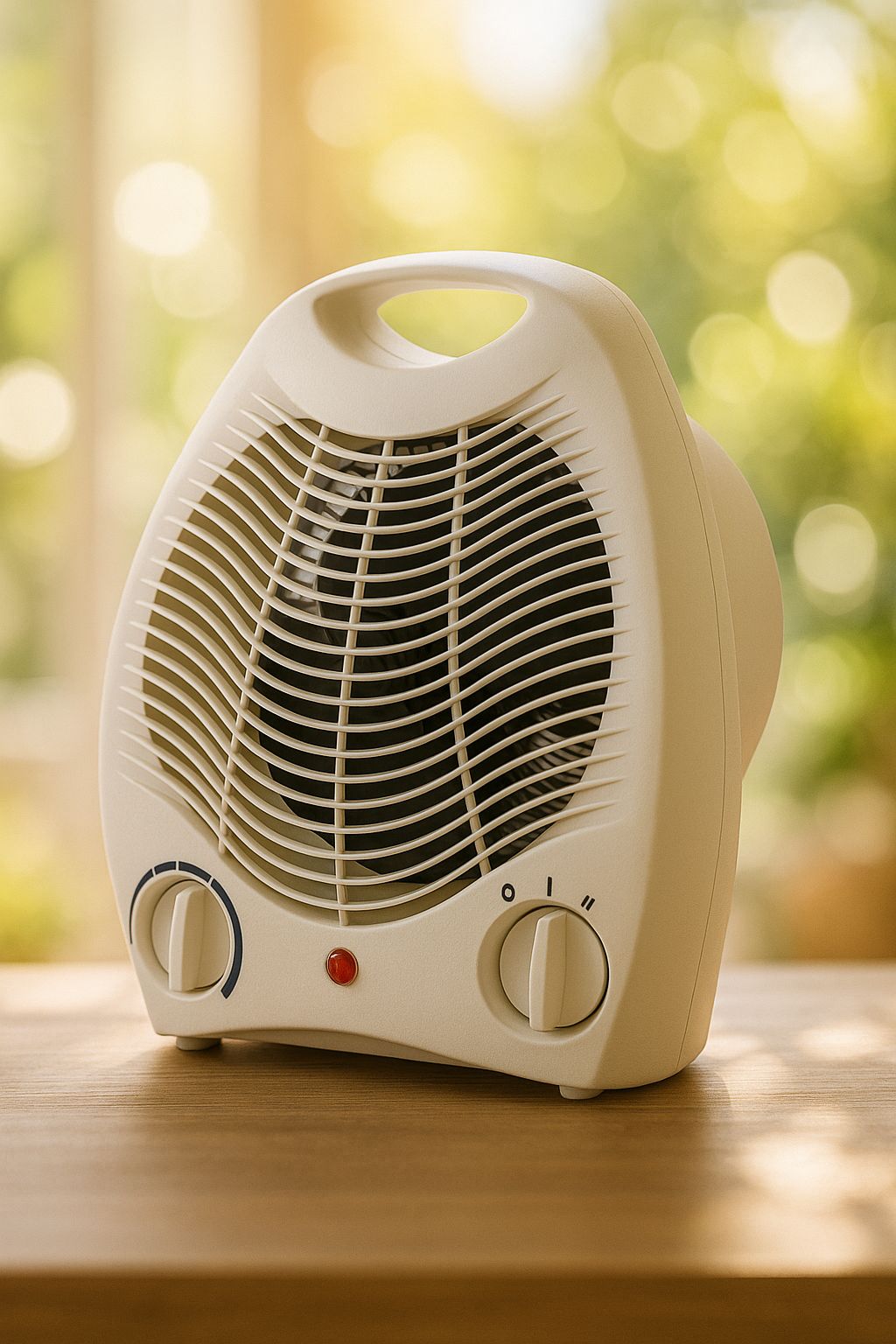 🔥❄️Fan Heater – All-Season Comfort with Adjustable Thermostat, Cool/Warm/Hot Wind Modes & Sleek Portable Design 💨🏠