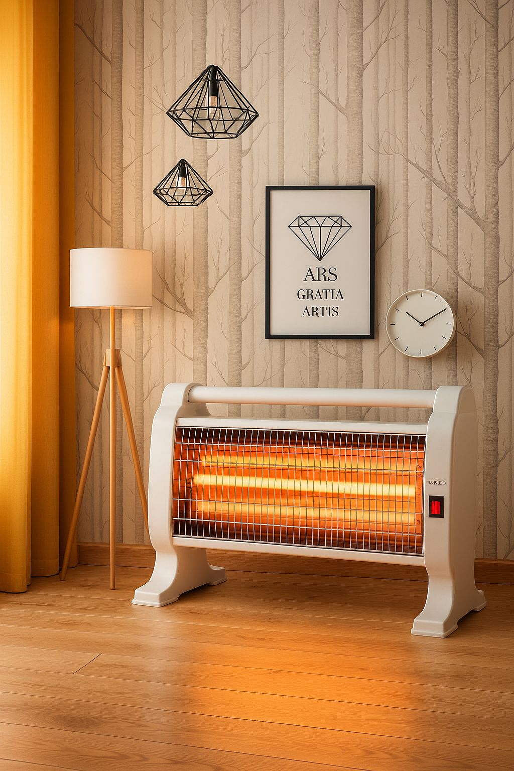 🔥 Comfort Halogen Room Heater – Sleek, Silent & Powerful Heat for Your Living Space 🏠✨ | Fast Heating | Energy Efficient | Elegant Design 💡