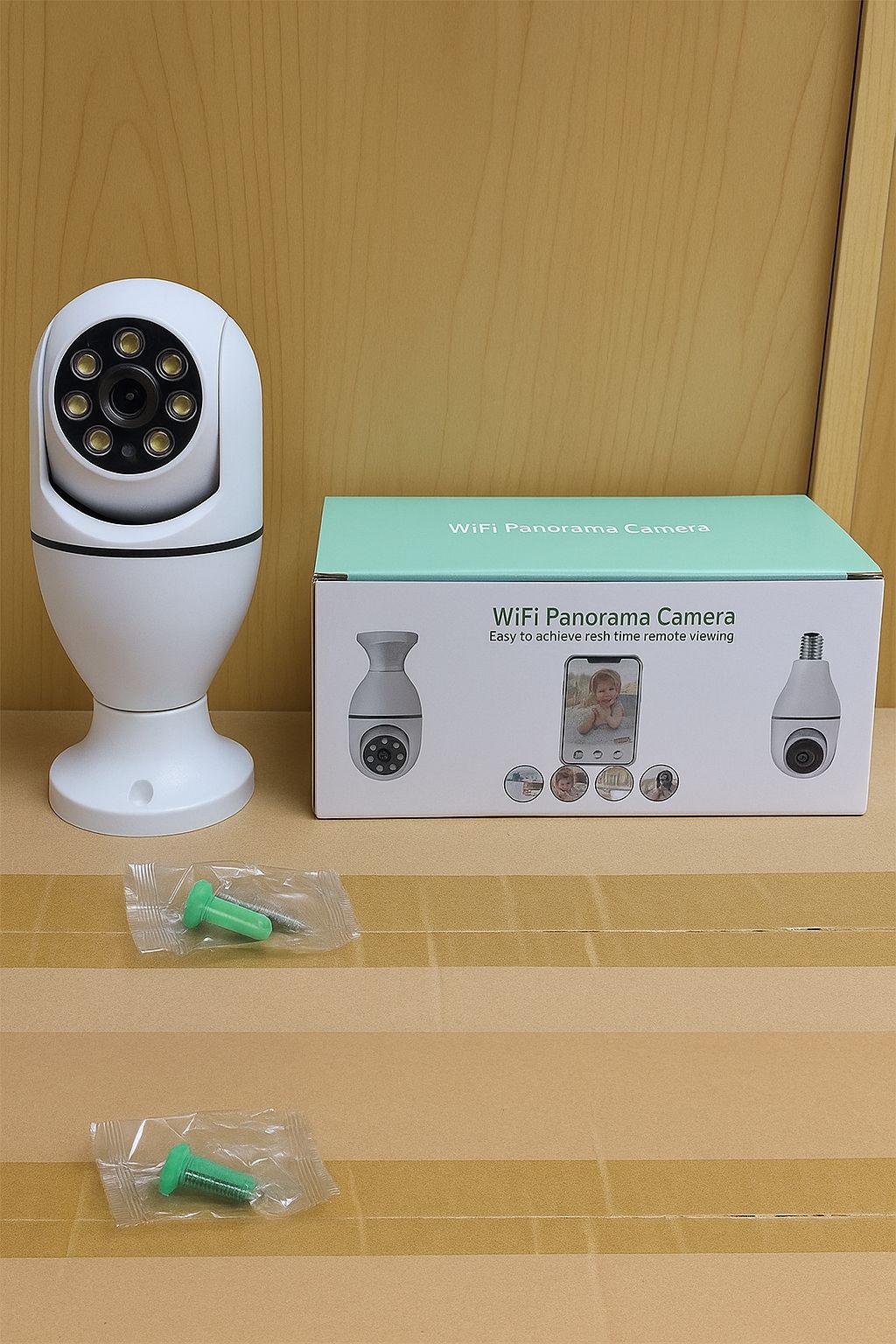 WiFi Panorama Camera 📸 | Smart 360° Security Surveillance for Your Home 🏠🔒