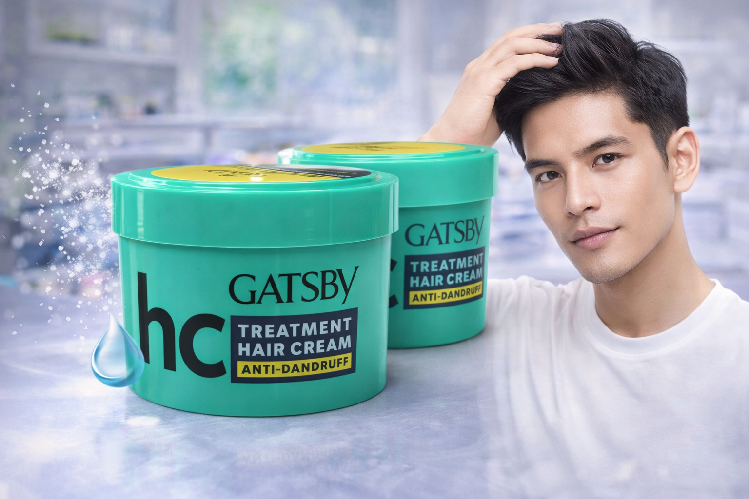 💎 Gatsby Professional Treatment Hair Cream 250g – Anti-Dandruff Hair Care