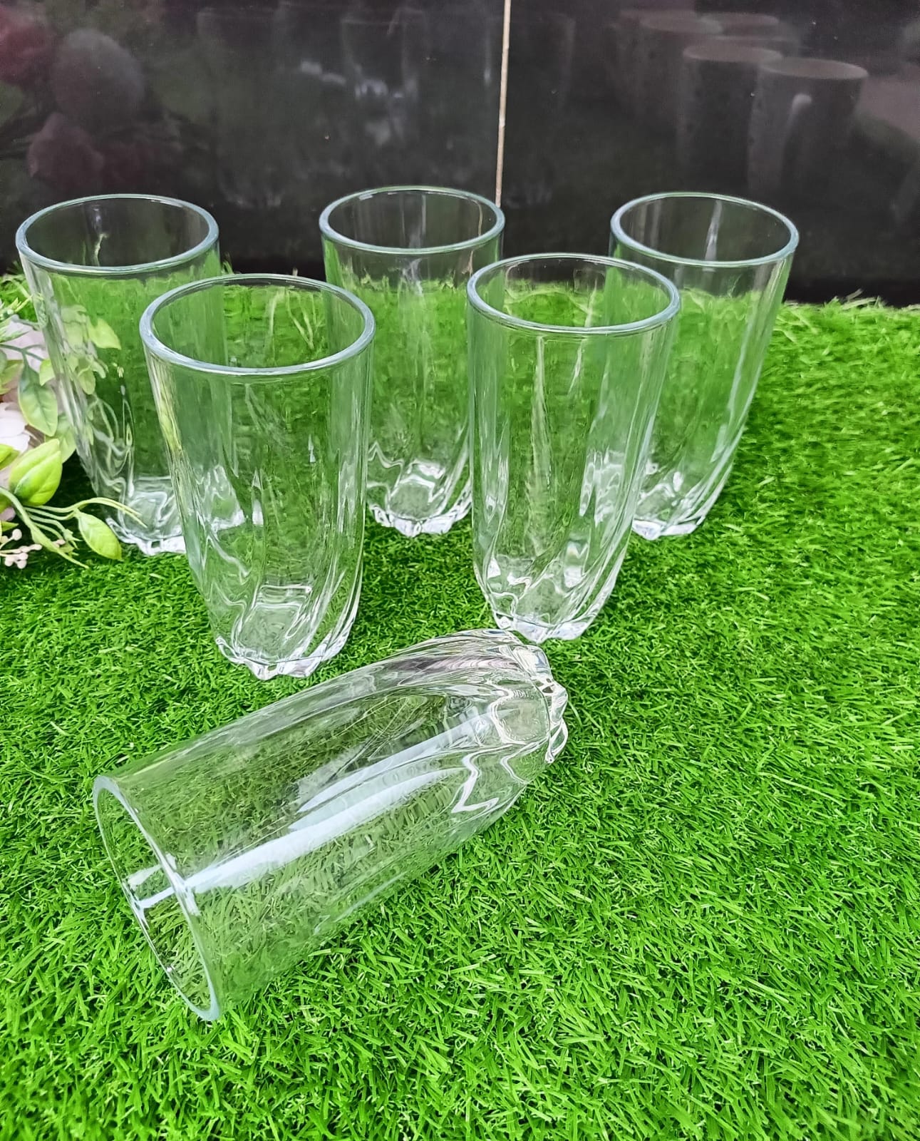 🛒 VALUE OFFER 🛒 - [OFFER!!!] [OFFER!!!] A set of 6pcs Water / Juice  glass Capacity 340ml At Affordable Price