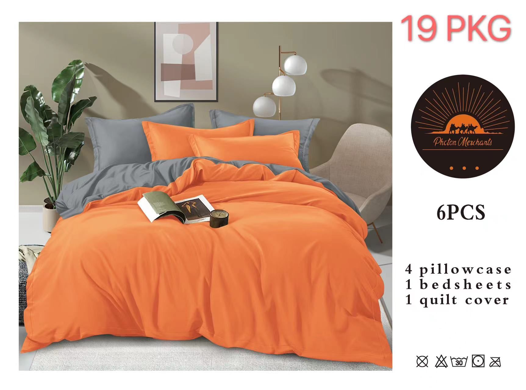 💥 HOT OFFER 💥 - [6 x 7 ]   2 SIDED 100% COTTON DUVET COVERS.(Pillowcases: 4pc Bedsheet: 1pc Duvet cover: 1pc) At Affordable price