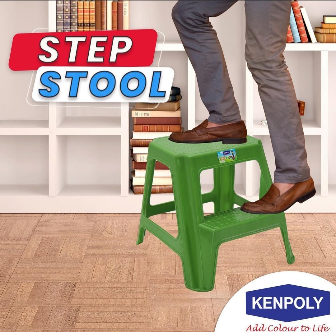 OFFER!!! OFFER!!! 1Pc Strong High Quality Affordable 34707; 43cm height kenpoly plastic step stool
