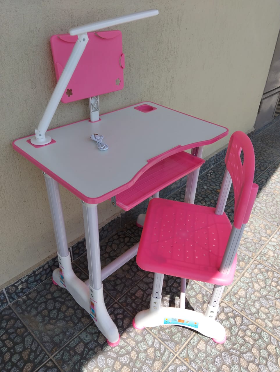 [🔥LIMITED OFFER🔥 🥑🌽ONLY AT KILIMALL !!! ] 2 IN 1 PC BRAND NEW VERY QUALITY KIDS STUDY TABLE WITH RECHARGEABLE, DETACHABLE LAMP  AT BEST PRICE