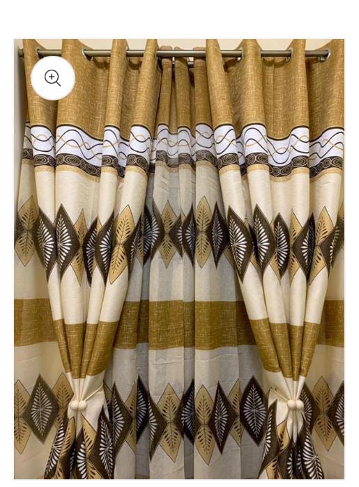 [🔥NEW LIMITED OFFER🔥 🥑🌽ONLY AT KILIMALL !!! ]  2Pcs Brand New Very Quality Durable  Curtains-1.5 m each at Affordable Price