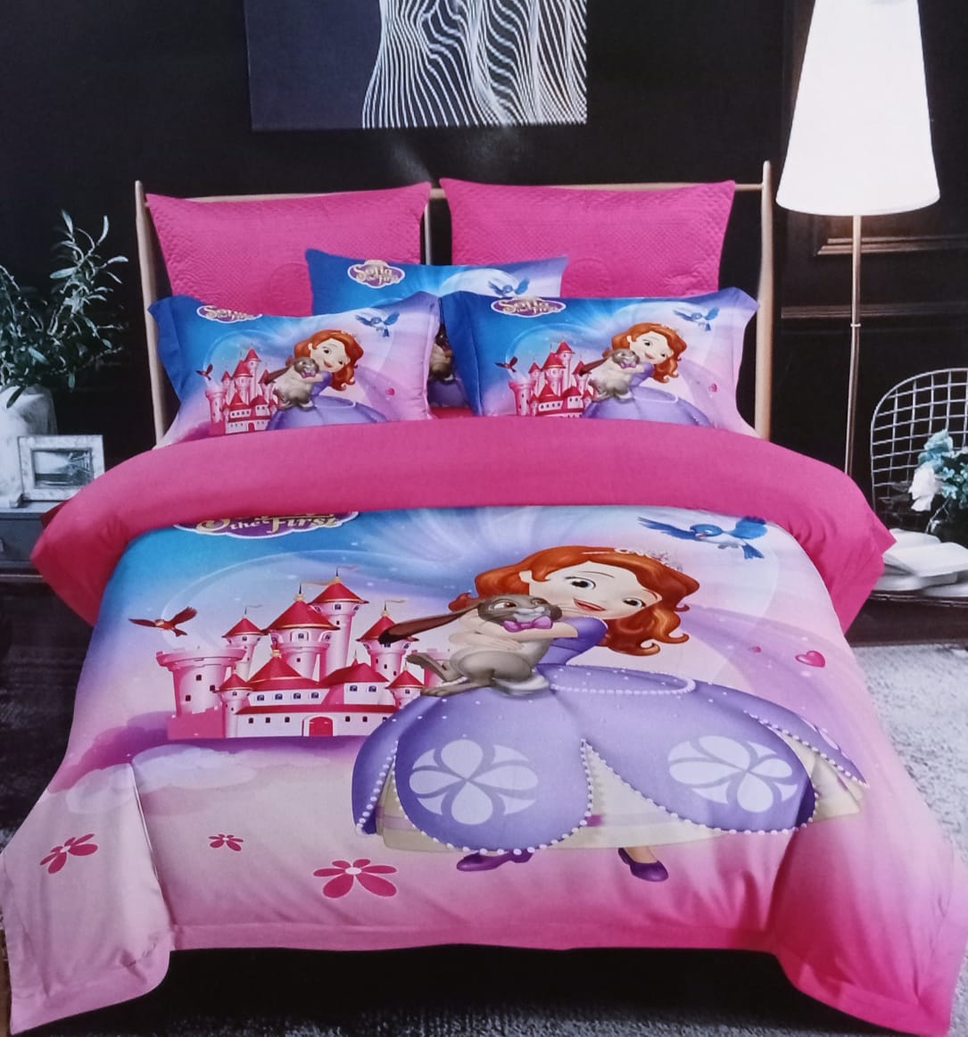 [🔥NEW LIMITED OFFER🔥 🥑🌽ONLY AT KILIMALL !!! ] 3Pc Size 4x6 Brand New High Quality Stylish and Luxurious Comfortable Cartoon themed duvet With 1 bedsheet and 1 pillowcases  .at Affordable Price