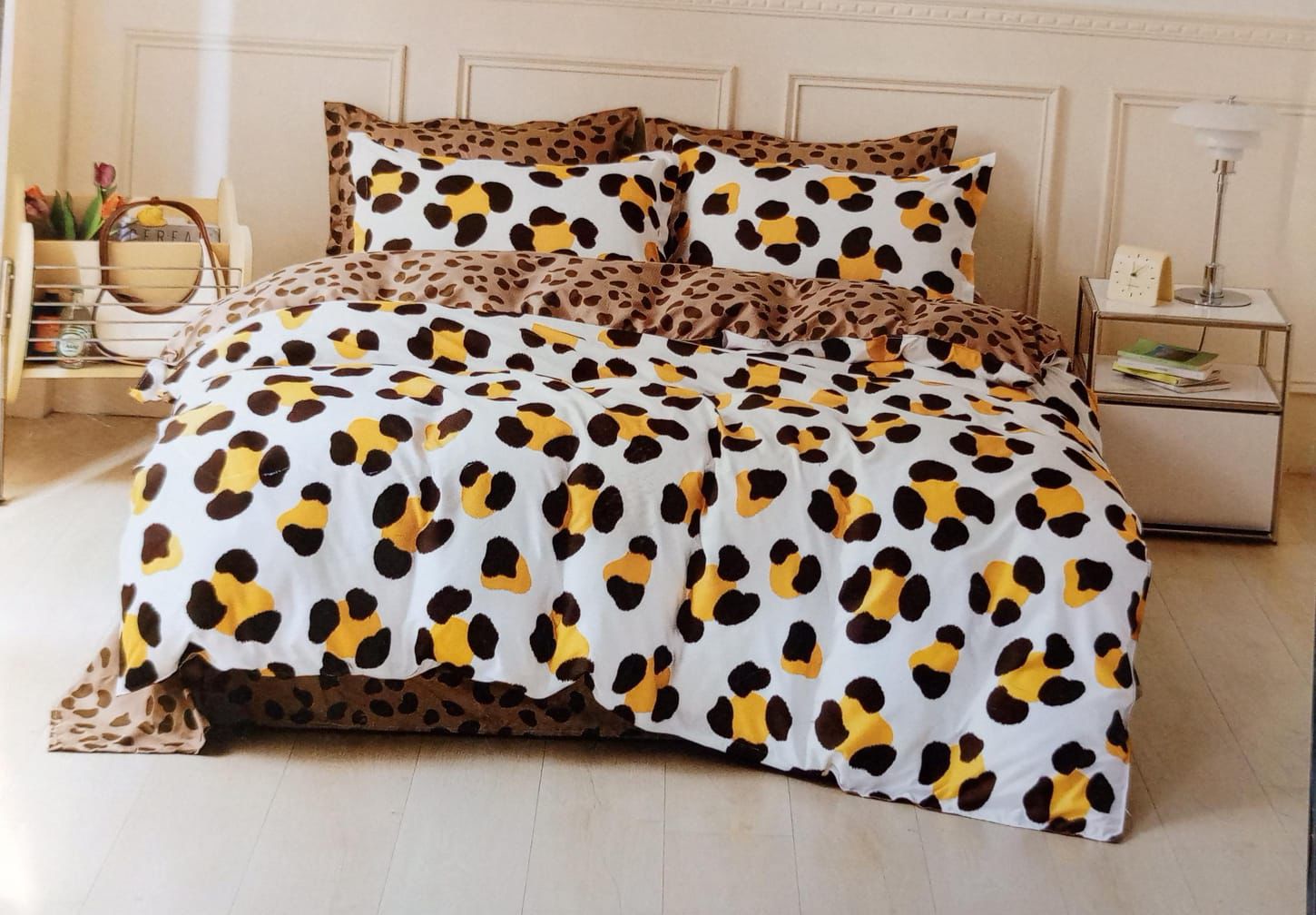 PRICE OFFER 🥳🥳‼️‼️** 🥑ONLY ON KILIMALL🥑  4Pcs Size [ 6 x 6 ] Brand new Stylish and Luxurious Exclusive Binded duvet one sheet two pillowcases  .Designed With Durability and Functionality✨👌