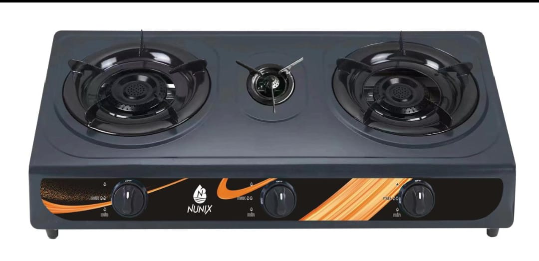 🤑🎯 BEST VALUE OFFER 🎯 🥑  - 2 Burner Brand New Very Quality Durable ♦️Nunix ST-002 Table Top Double Burner Gas Stove Cooker..Designed With Durability and Functionality ✔👌