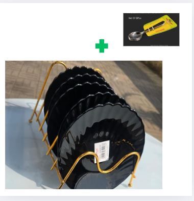 [🔥SPECIAL LIMITED OFFER🔥 🥑🌽ONLY AT KILIMALL !!! ]   6Pc Brand New Very Quality Durable & Stylish Shell soup plates ...That Comes with a Free Set of Spoons