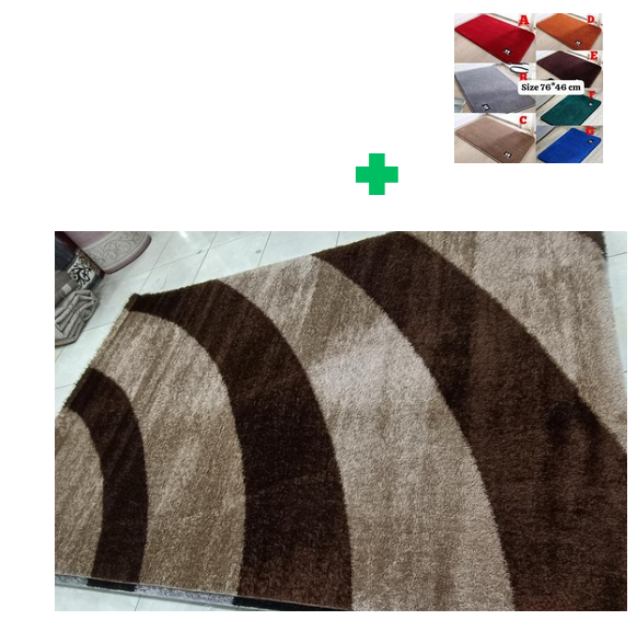 [📢PRICE DROP ALERT! SAVE BIG ON YOUR FAVES 🤑!!!] 1Pc [ 5X8fts ] Brand new Stylish and Luxurious Exclusive Turkish carpet..That Comes with a Free Doormat ( Random Color)