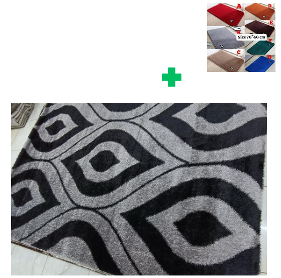 [📢PRICE DROP ALERT! SAVE BIG ON YOUR FAVES 🤑!!!] 1Pc [ 9X12fts ] Brand new Stylish and Luxurious Exclusive Turkish carpet..That Comes with a Free Doormat ( Random Color)