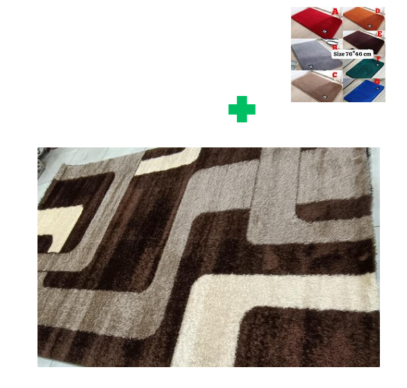 [📢PRICE DROP ALERT! SAVE BIG ON YOUR FAVES 🤑!!!] 1Pc [ 9X12fts ] Brand new Stylish and Luxurious Exclusive Turkish carpet..That Comes with a Free Doormat ( Random Color)
