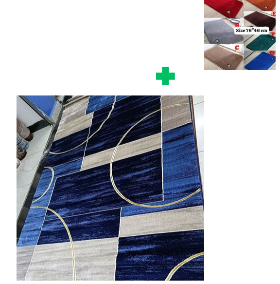 [🔥SPECIAL LIMITED OFFER🌽ONLY AT KILIMALL !!!]  1Pc [ 6X9fts ] Brand new Stylish and Luxurious Exclusive Turkish carpet..That Comes with a Free Doormat ( Random Color)