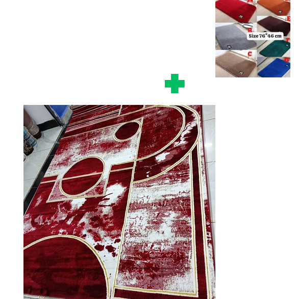 [🔥LIMITED OFFER🌽ONLY AT KILIMALL !!!]  1Pc [ 7X10fts ] Brand new Stylish and Luxurious Exclusive Turkish carpet..That Comes with a Free Doormat ( Random Color)