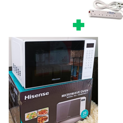 🤑🥑GRAB IT AT LOW PRICE+ ADDED OFFERS **🥑🌽 ] 1Pc Brand New Very Quality Durable & Stylish Microwave hisense Capacity 20 ltrs..That Comes With Free 4way extension