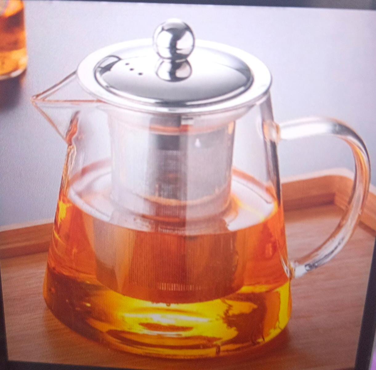 🔥 SPECIAL OFFER 🔥 1 PC Glass Teapot – 1.2L Modern Stove-Safe Coffee & Tea Pot, Easy to Clean, High Quality, Perfect for Home or Café Use