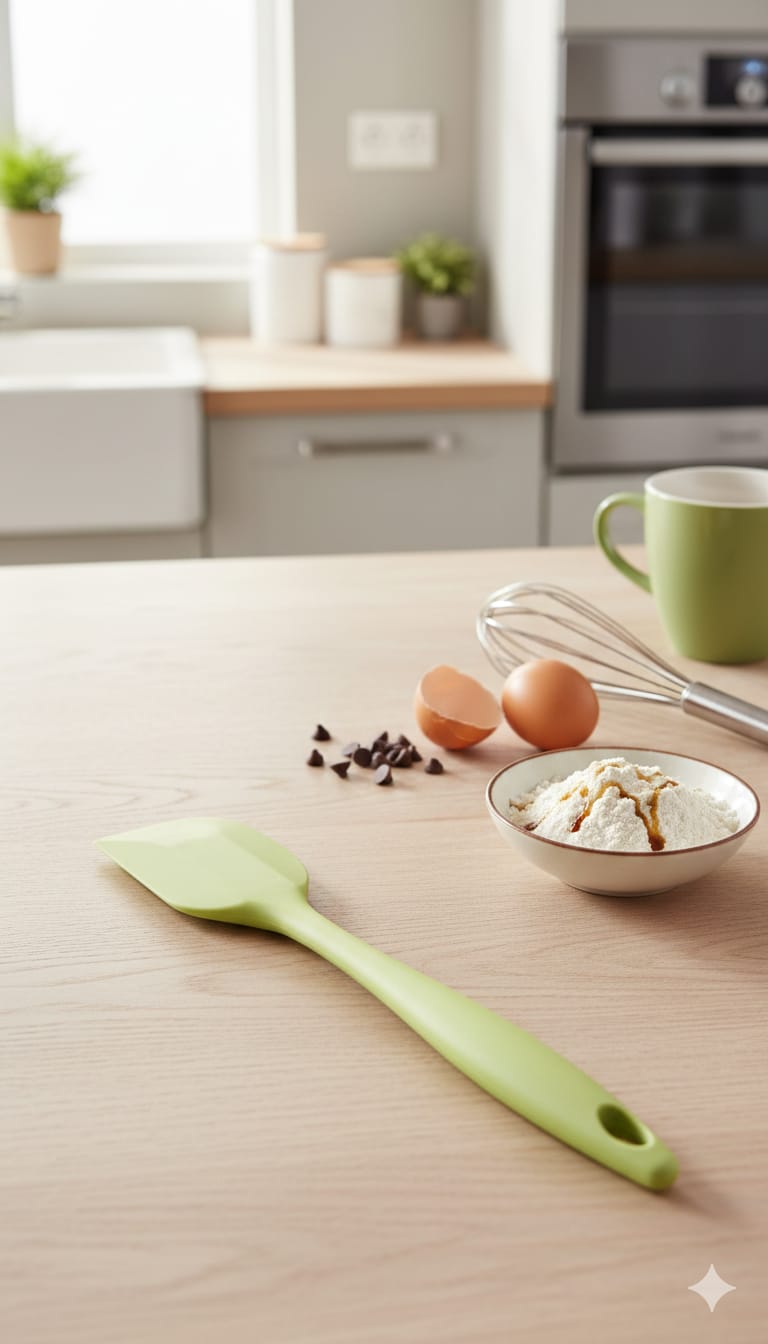 🔥 HOT SELL 🔥 1 PC Silicone Spatula – Non-Stick, Heat-Resistant, Durable & Dishwasher Safe, Perfect for Kitchen Use at Affordable Price