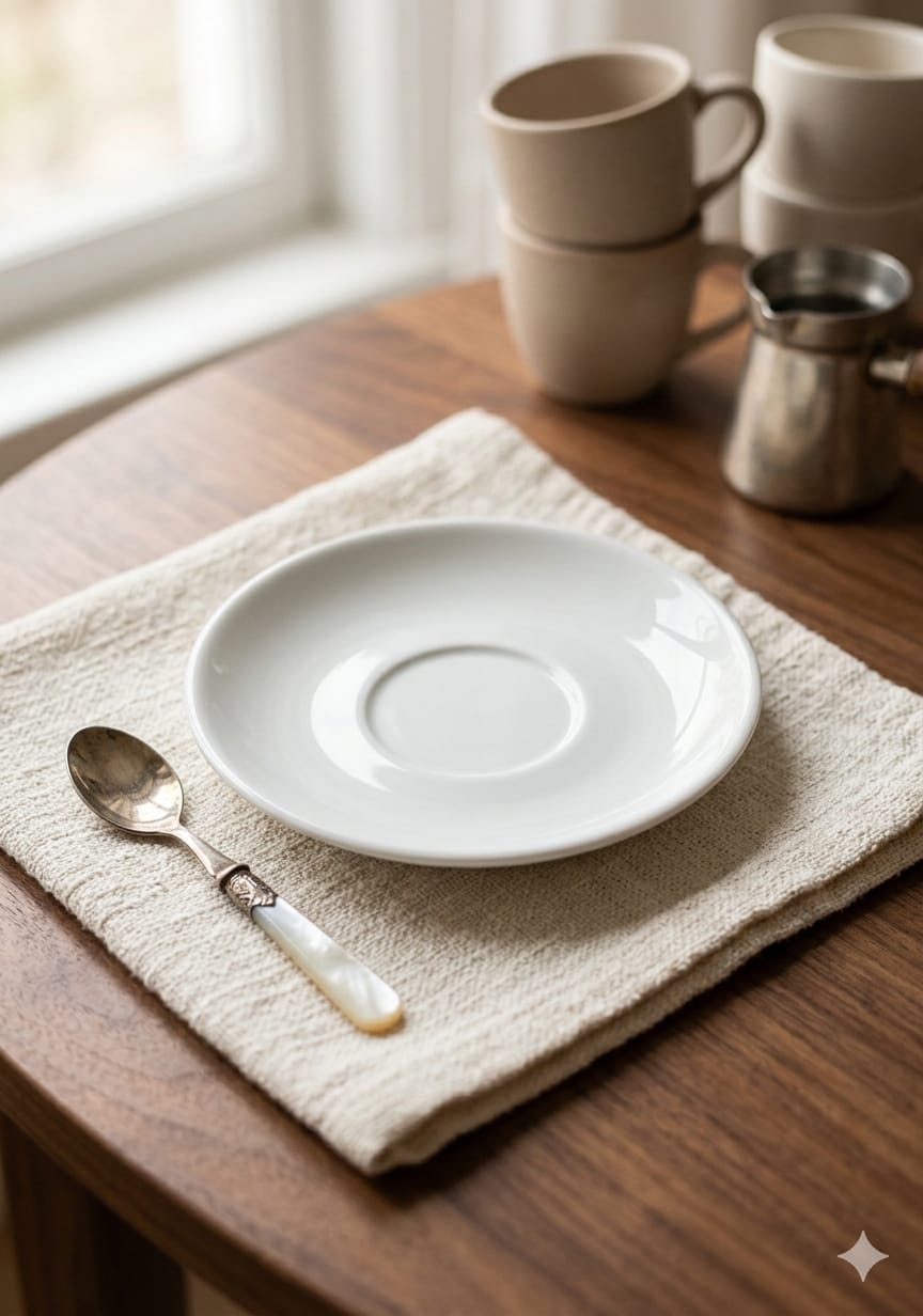 ⭐ SEASONAL OFFER ⭐ -  1 PC Round Ceramic Plate – Solid, Modern, Microwave & Dishwasher Safe, Premium Dining Plate