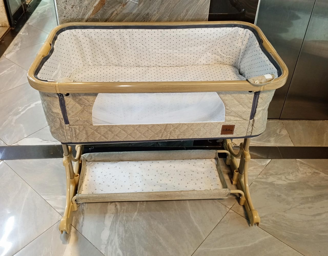 🌟 PREMIUM OFFER 🌟 Baby Co Sleeper Bedside Crib Adjustable Height Portable Foldable Safe Comfortable Newborn Infant Durable Design