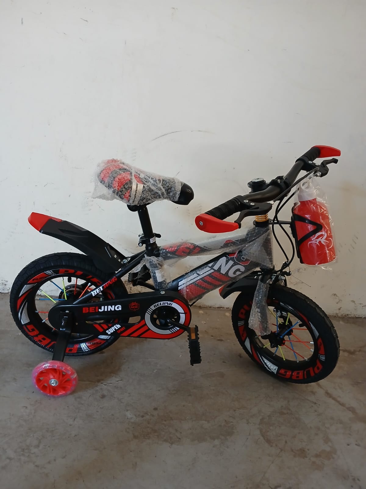 ⏰ TIME LIMITED OFFER ⏰ 12 Inch Kids Road Bike with Balance Tires for Ages 1-5 Years Sturdy Safe Fun Learning Bicycle Colorful Design