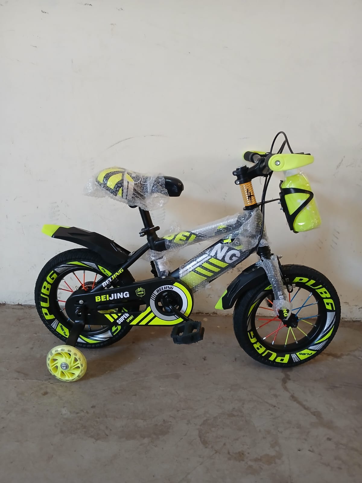⏰ TIME LIMITED OFFER ⏰ 12 Inch Kids Road Bike with Balance Tires for Ages 1-5 Years Sturdy Safe Fun Learning Bicycle Colorful Design