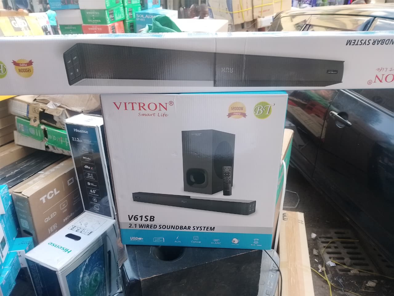 🎯 SMART BUY OFFER 🎯 - A vitron 2.1 wired soundbar system at affordable price and of very high quality