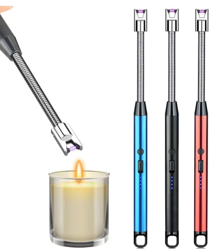 High Quality USB Rechargeable Electric Barbeque Lighter – Windproof, Flameless, Safe and Eco-Friendly Ignition Tool for Kitchen, Gas Stove, Grill, BBQ, and Outdoor Cooking