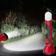 USB Rechargeable LED Flashlight – Dual Mode Emergency Light Torch, Lightweight Portable Handheld Lamp, Travel Flashlight, Rechargeable USB Torch for Home, Camping, Outdoors
